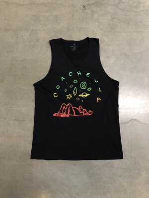 2016 Coachella Festival Merchandise Promo Tank Top Mens Medium
