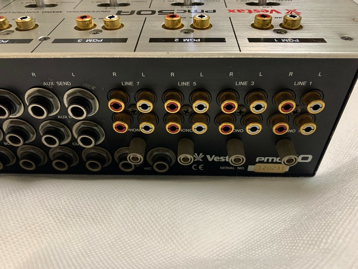 Problem Item! Vestax PMC-50A DJ Mixer Professional Mixing