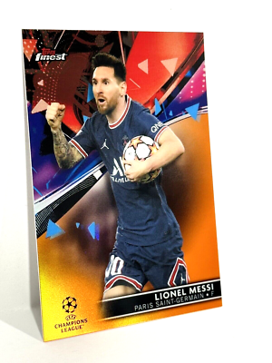 祝MVP／50シリ】Finest CL／messi サッカーカード 祝MVP／50シリ