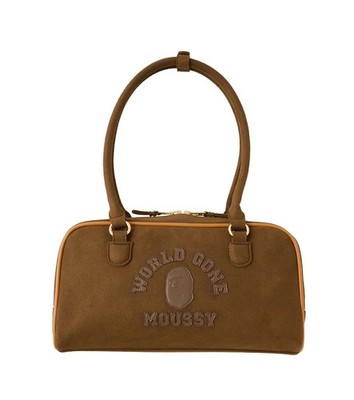 A BATHING APE Ladies' BAPE x MOUSSY BOSTON BAG 1L73289901 | eBay