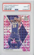 LeBron James [Pink Camo] #8 Prices | 2019 Panini Mosaic