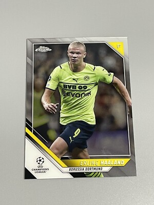 Erling Haaland 2021-22 Topps Chrome UEFA Champions League #200