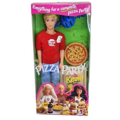 VINTAGE 1994 PIZZA PARTY KEVIN BARBIE DOLL MATTEL # 12944 NEW IN