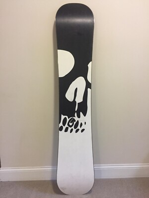 RARE Burton DOOM 155cm SKULL design Snowboard Rare Classic