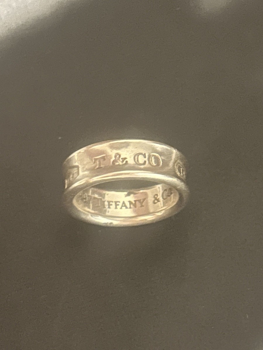 Tiffany & Co 1997 Sterling Silver 925 1887 Concave Ring Size 5.75