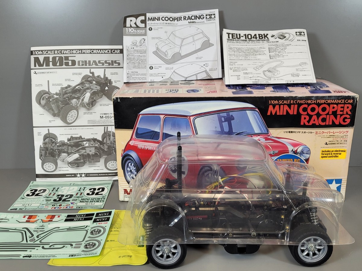 Tamiya 1/10 RC Mini Cooper Racing M05 Chassis with ESC Servo 