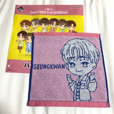 Seventeen Petiteen SEUNGKWAN set of 3 Plush toy hand towel rubber