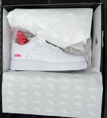 Nike x supreme Nike Air Force 1 - UK 8!White!!!!BNIB!100
