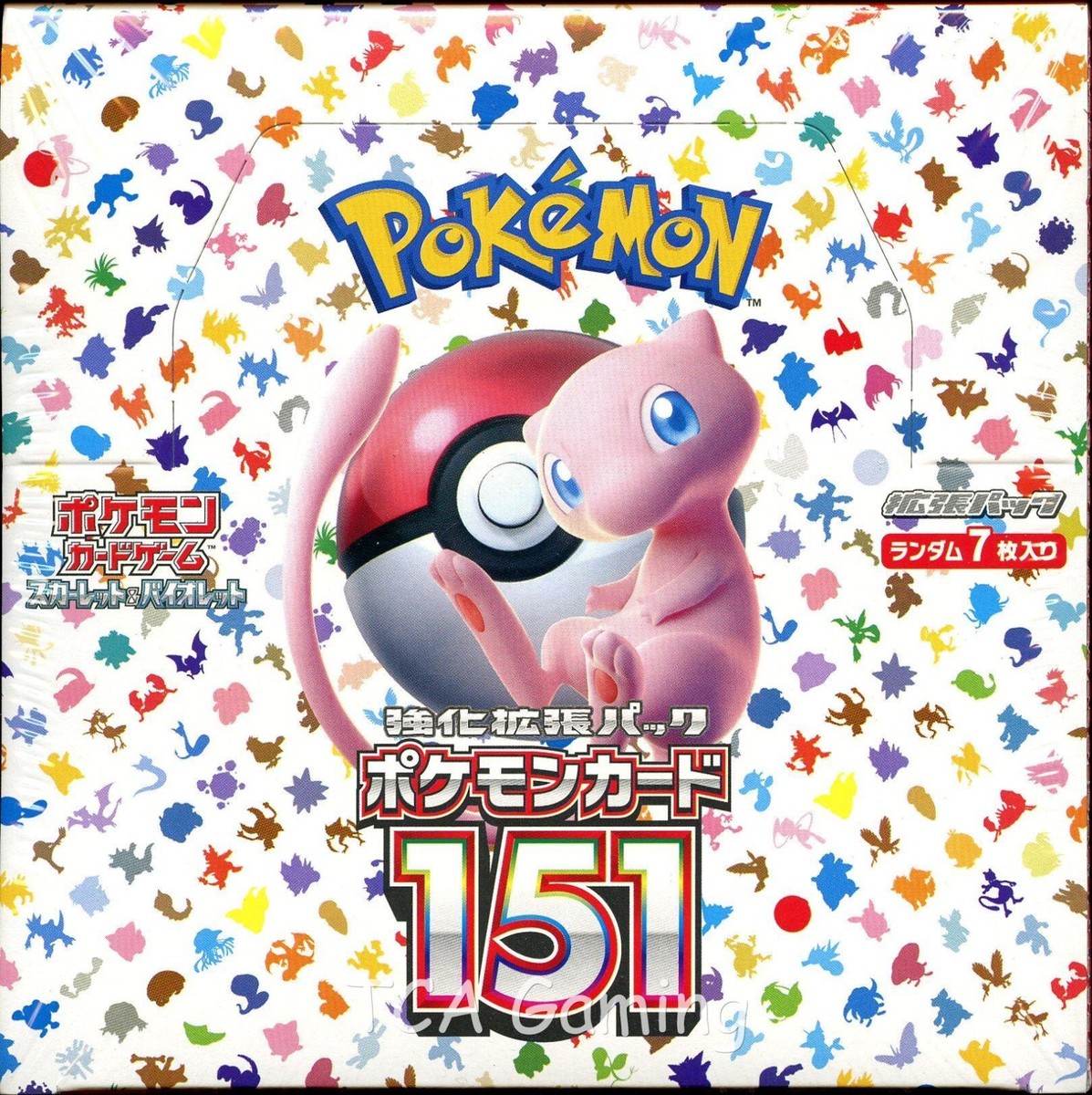 JAPANESE Pokemon Card 151 SEALED BOOSTER BOX - 20 Booster Packs