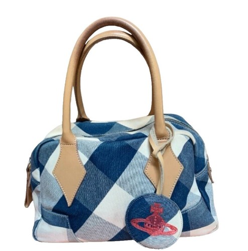 Vivienne Westwood Mini Boston Bag Canvas Orb Pattern #FA ZFA | eBay
