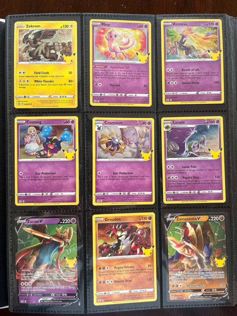 Pokémon 25th Anniversary Complete Full Set (118/100) 2021 +