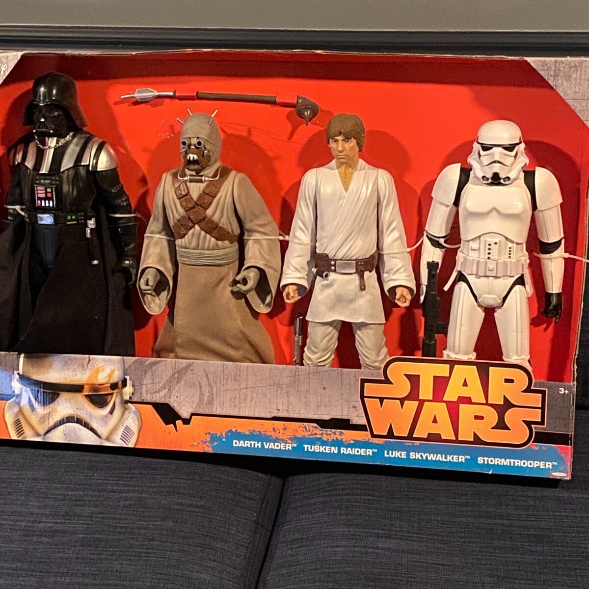 Star Wars 4 Pack 18 Inch Figures New in box - Darth, Tusken, Luke