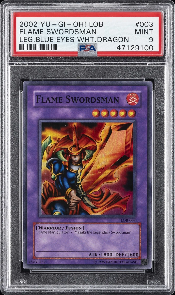 Flame Swordsman Yu-Gi-Oh! TCG Professional Sports Authenticator