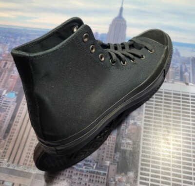 Converse Chuck 70 High Top Monochrome Triple Black Mens Size 11.5