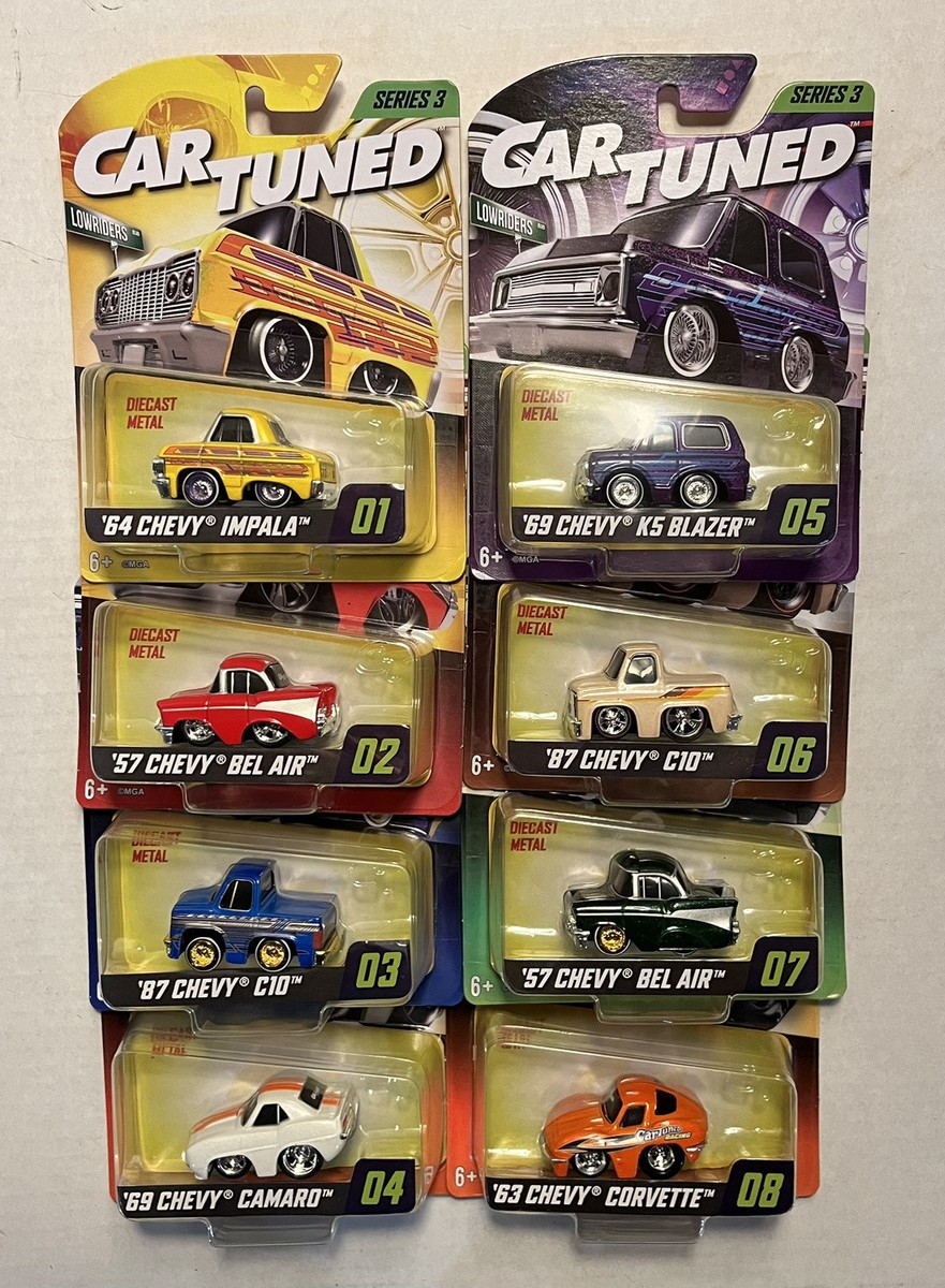 2025 CAR TUNED SERIES 3 COMPLETE SET OF 8 CARS EXCLUSIVE RARE FIND