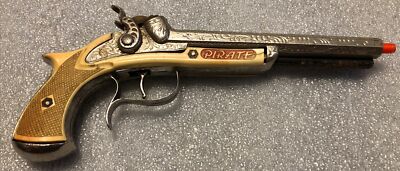 Vintage - Hubley Vintage Toy Double Barrel Pirate Cap Gun Pistol