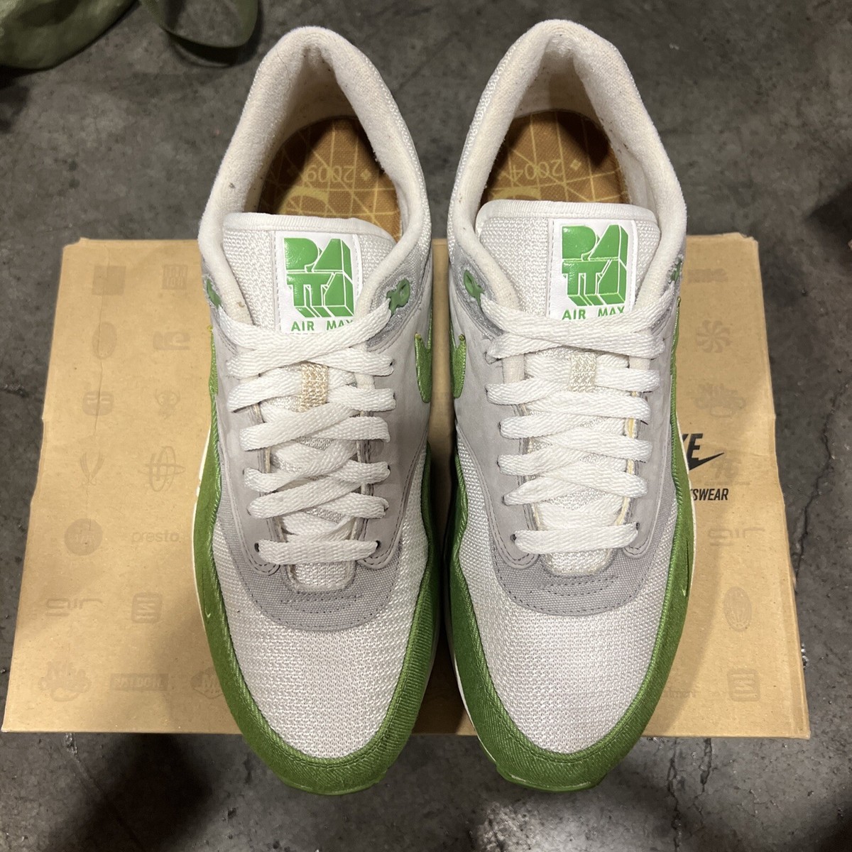Size 10.5 - Nike Patta x Air Max 1 Premium Chlorophyll | eBay