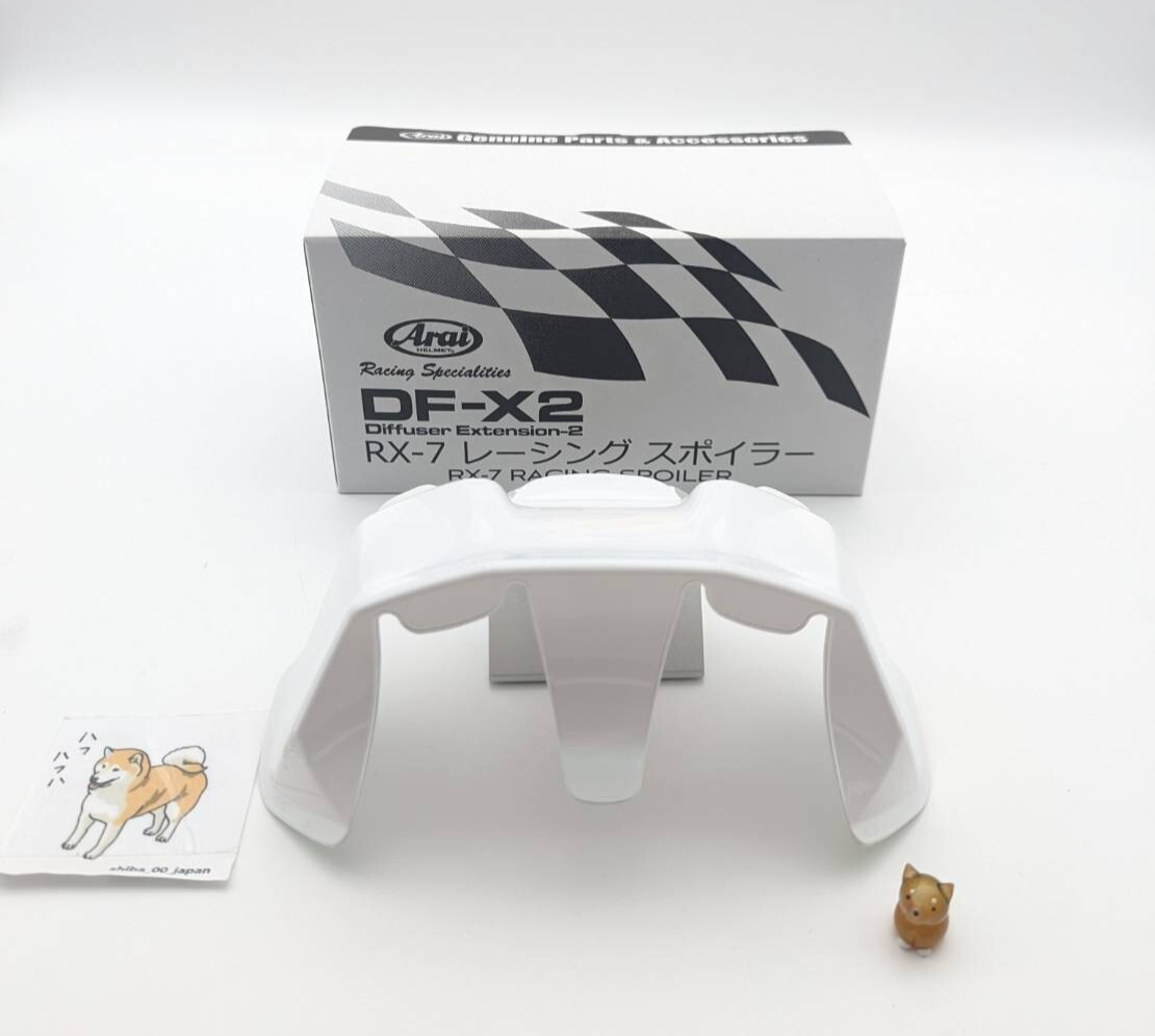 Arai Racing air spoiler DF-X2 diffuser extension RX-7X White
