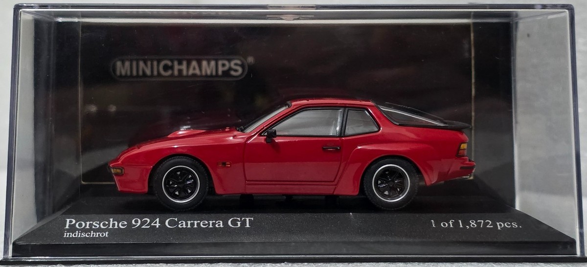 Porsche 924 GT 1981 Red 1:43 Minichamps 400066120 Limited Diecast