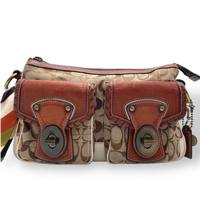 Coach Shoulder Bag Legacy 65th Anniversary 2006 No.168 Turnlock