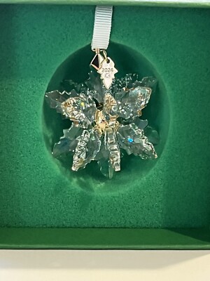 Swarovski Crystal 2024 ANNUAL EDITION 3D Christmas Ornament