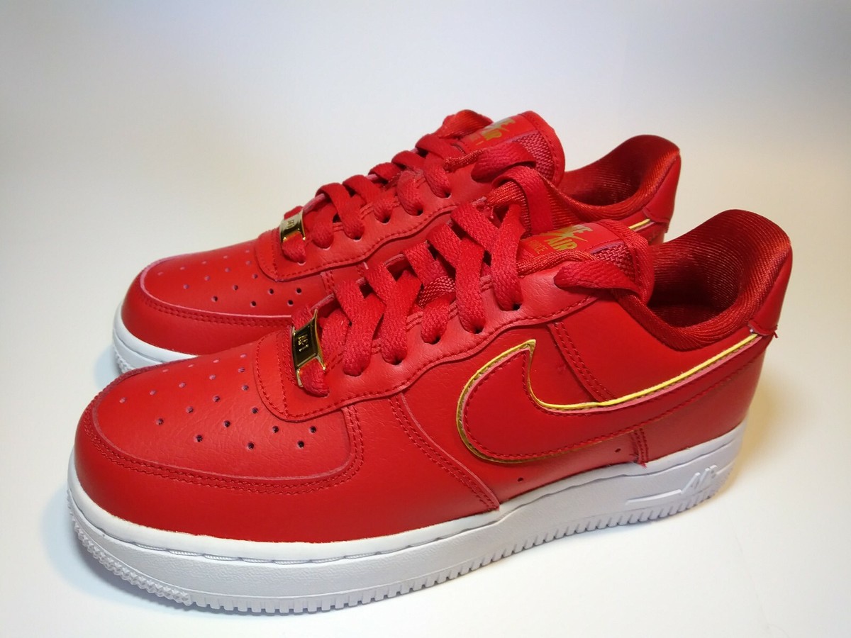 Women's Nike Air Force 1 '07 Essential University Red Gold AO2132