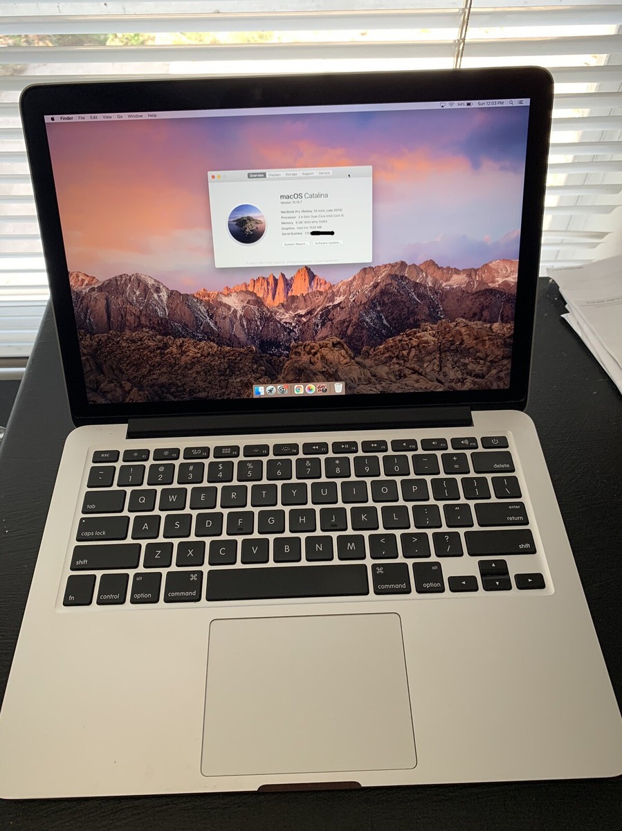 Apple Retina MacBook Pro (13-inch Late 2013) 2.4 GHz Intel core i5