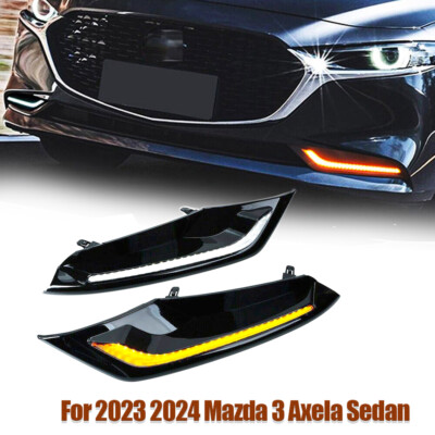 For 2023-2024 Mazda 3 Axela Sedan LED Daytime Running Light Turn