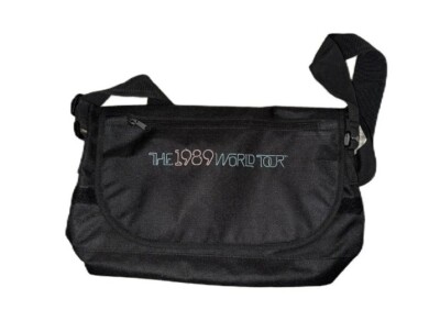 Taylor Swift 1989 World Tour Black Shoulder Tote Messenger Bag
