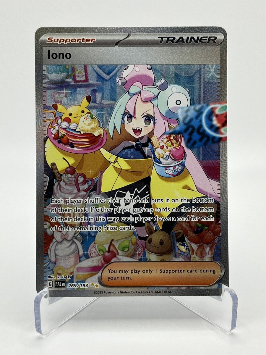 Pokémon TCG Paldea Evolved Iono 269/193 Special Illustration Rare