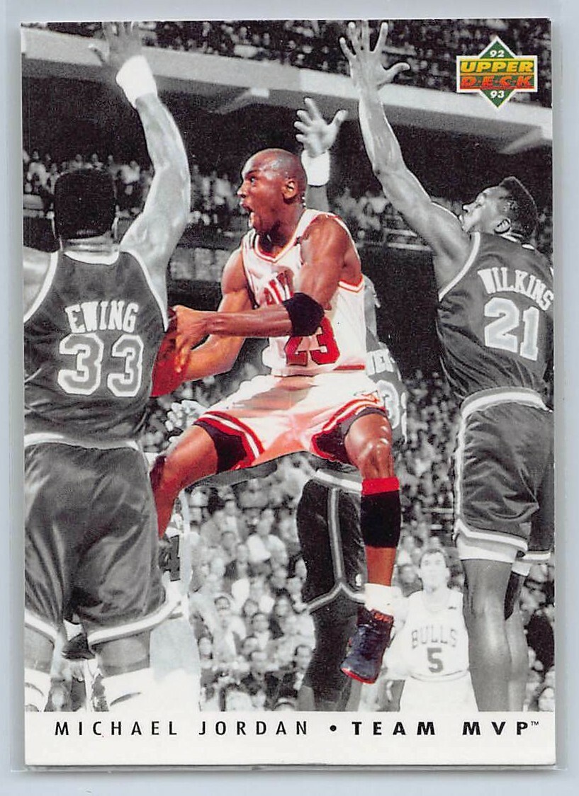 MICHAEL JORDAN 1992-93 Upper Deck TEAM MVP Insert Card #TM5