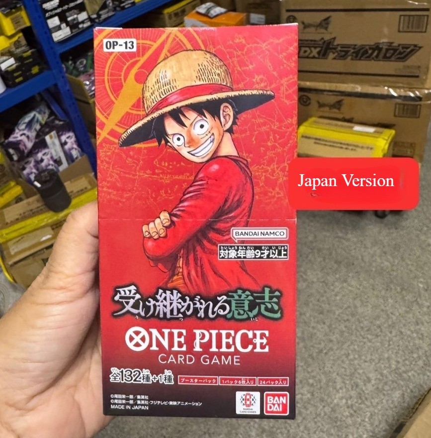 Japanese ONE PIECE Card Game CARRYING ON HIS WILL OP13 OP-13 Card
