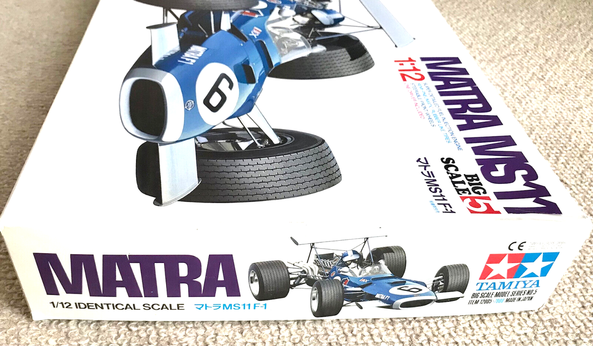 TAMIYA 1/12 MATRA MS11 F1 Racing Car Plastic Model Kit Big Scale