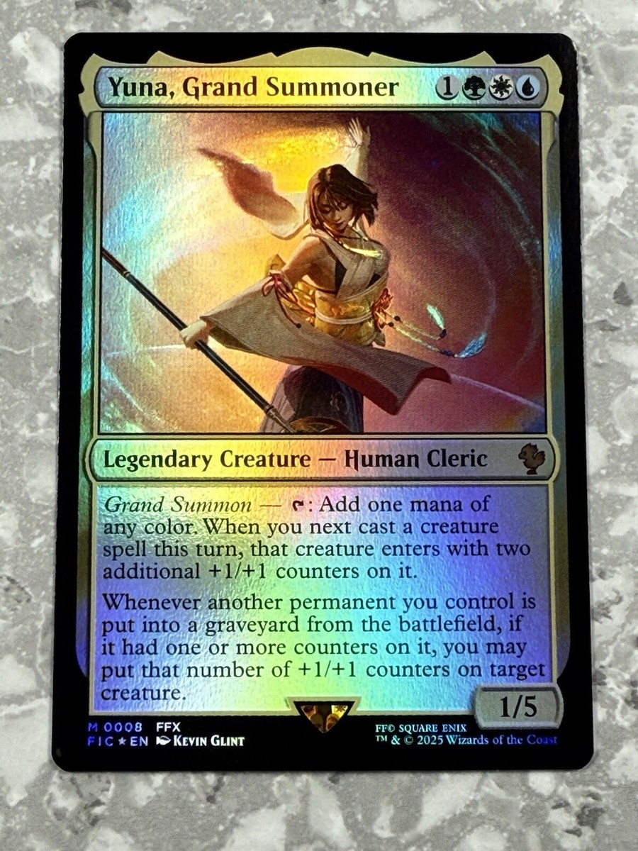Yuna, Grand Summoner #8 FOIL MTG Final Fantasy FIC NM X1 | eBay