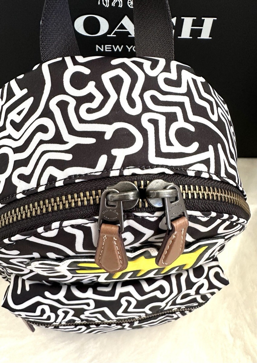 COACH X KEITH HARING BARKING DOG MINI CHARLIE BACKPACK F11774 | eBay