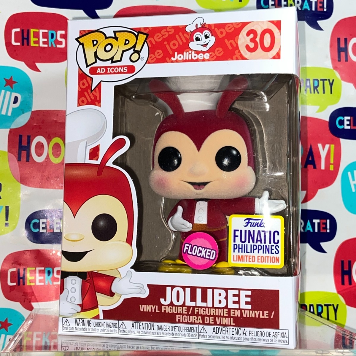 Jollibee Flocked Funko Pop 30 Ad Icons + Protector | eBay