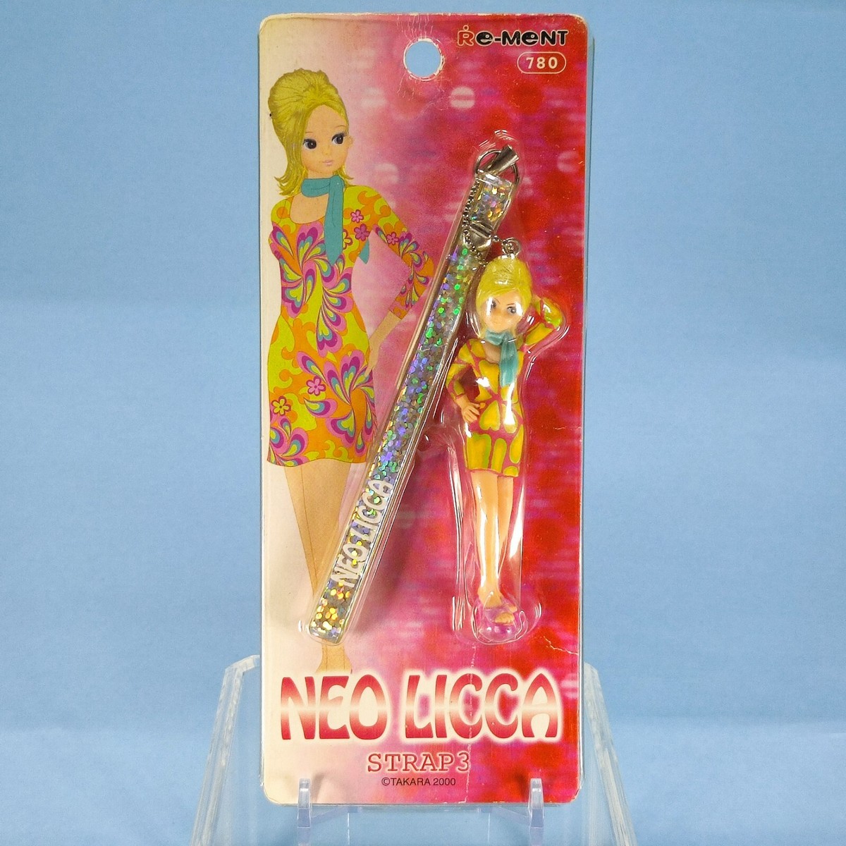 Neo Licca Strap 3 Retro Keychain Re-Ment Takara Licca-chan Japan
