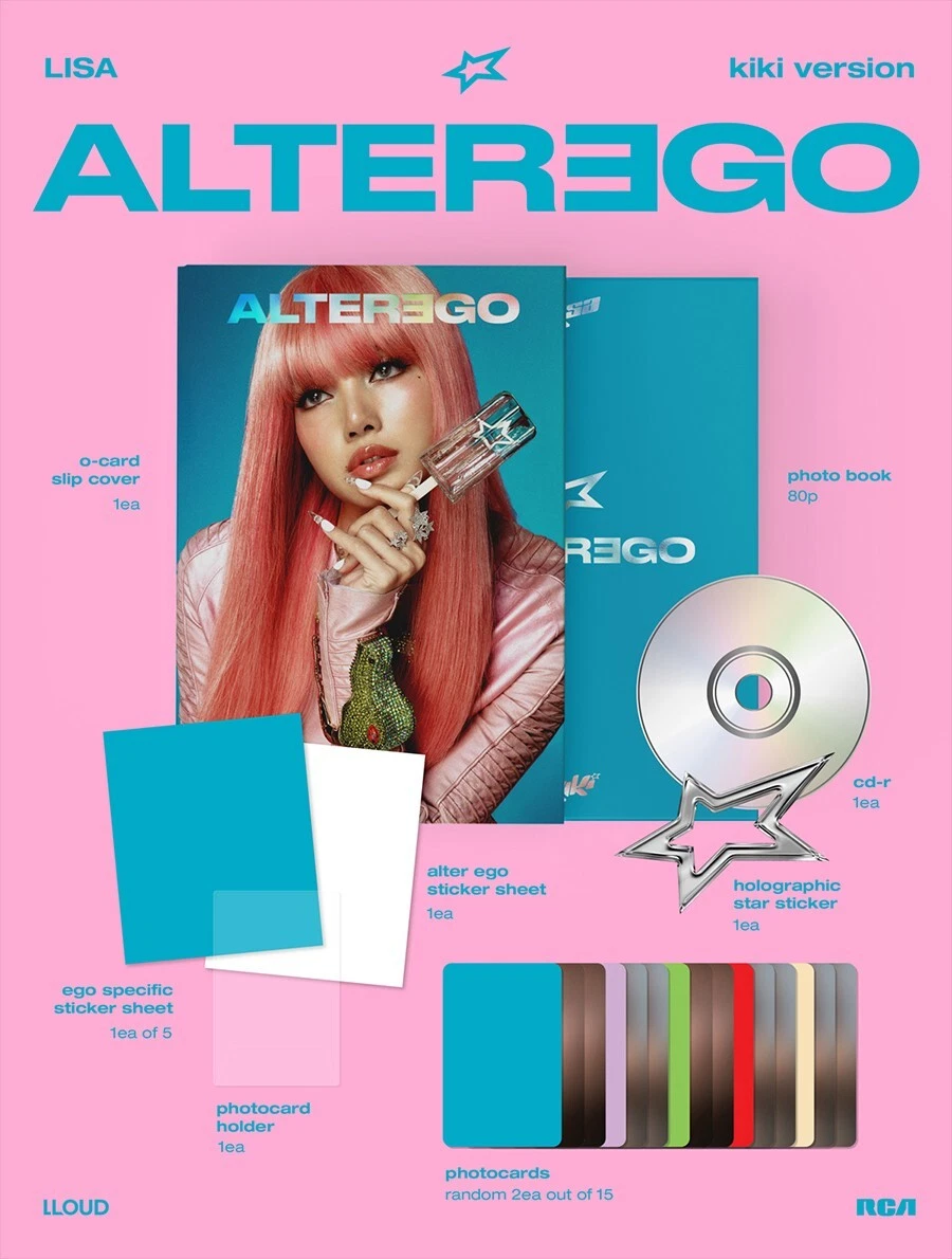BLACKPINK LISA [ALTER EGO] Album PHOTO BOOK Ver./CD-R+Buch+
