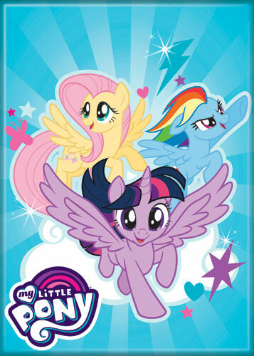 MY LITTLE PONY TRIO MAGNET 2.5” X 3.5” NEW | eBay