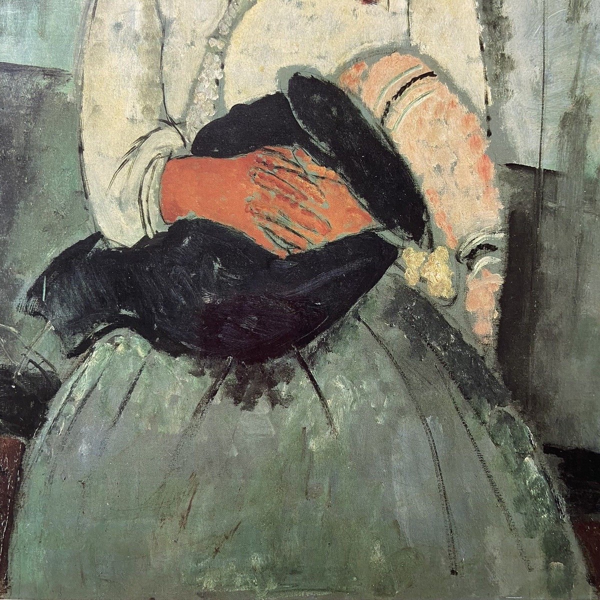 Amedeo Modigliani (1884-1920) GYPSY WOMAN WITH BABY (1919), NGA