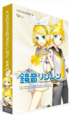 CRYPTON KAGAMINE RIN LEN V4X English Bundle Vocaloid 4 DVD
