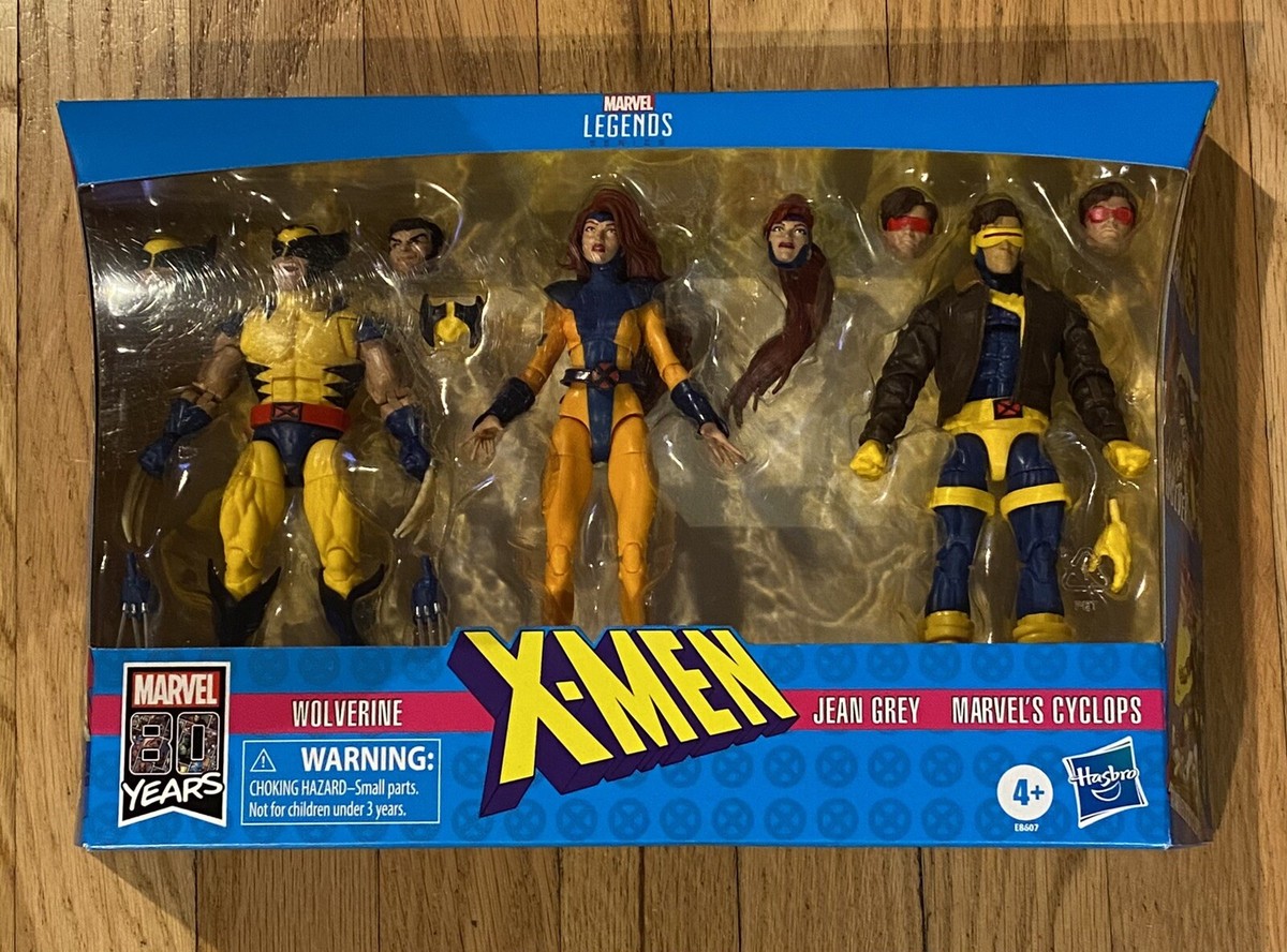 Marvel Legends X-Men Love Triangle 3-Pack Wolverine, Jean Grey