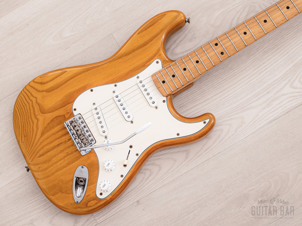 1986 Fender '72 Stratocaster ST72-115 Natural w/ Pure Vintage '65