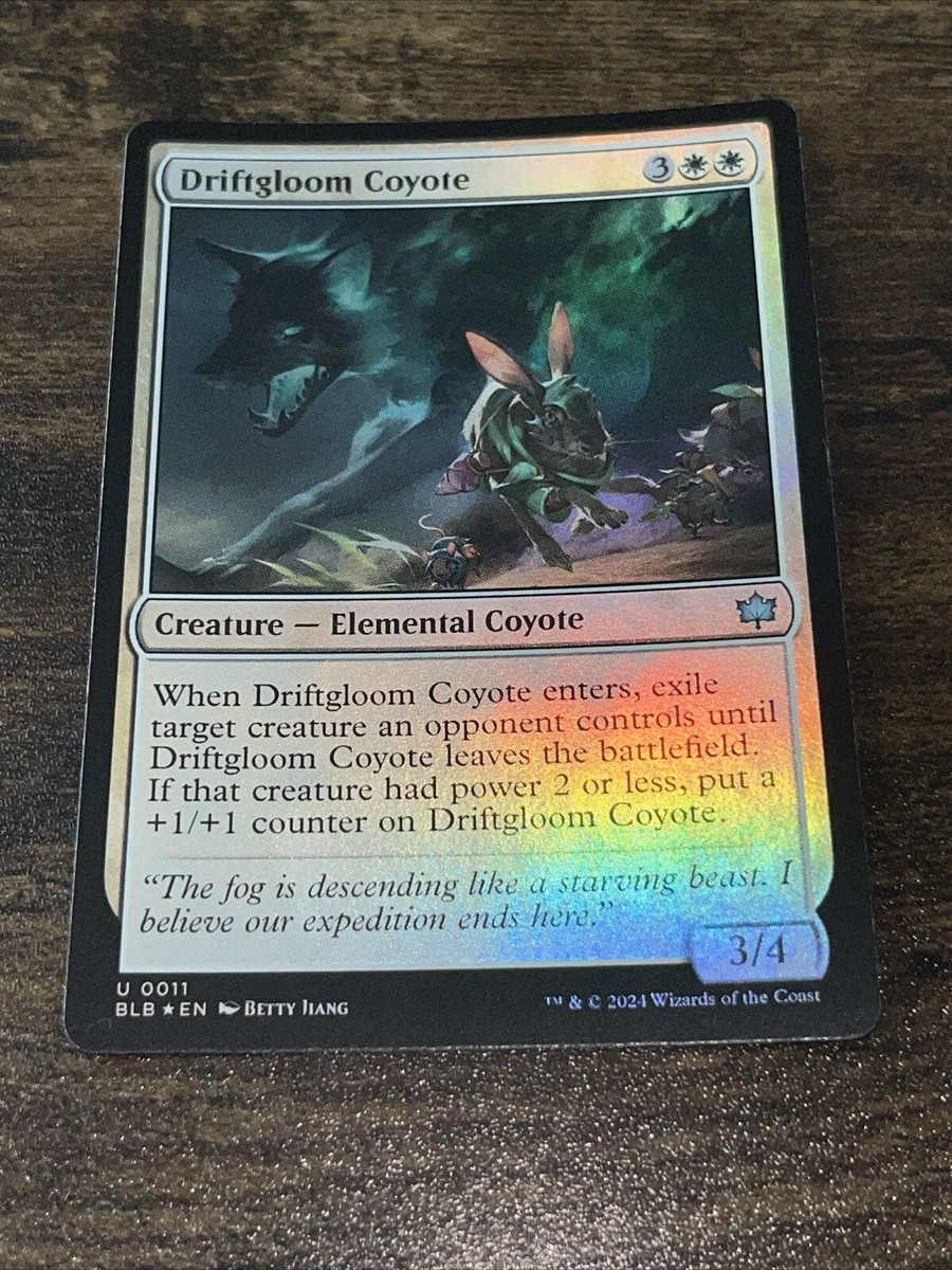 Driftgloom Coyote 0011 Foil Bloomburrow BLB MTG Magic The