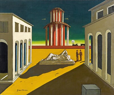 Giorgio de Chirico : Piazza D'Italia : 1913 : Archival Quality Art