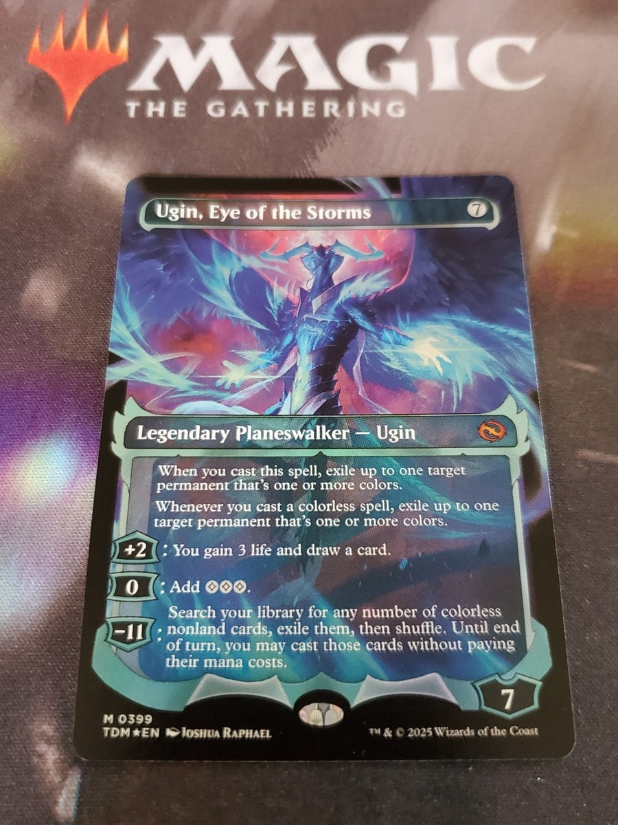 Mtg. Ugin, Eye of the Storms. Foil Showcase. Tarkir: Dragonstorm