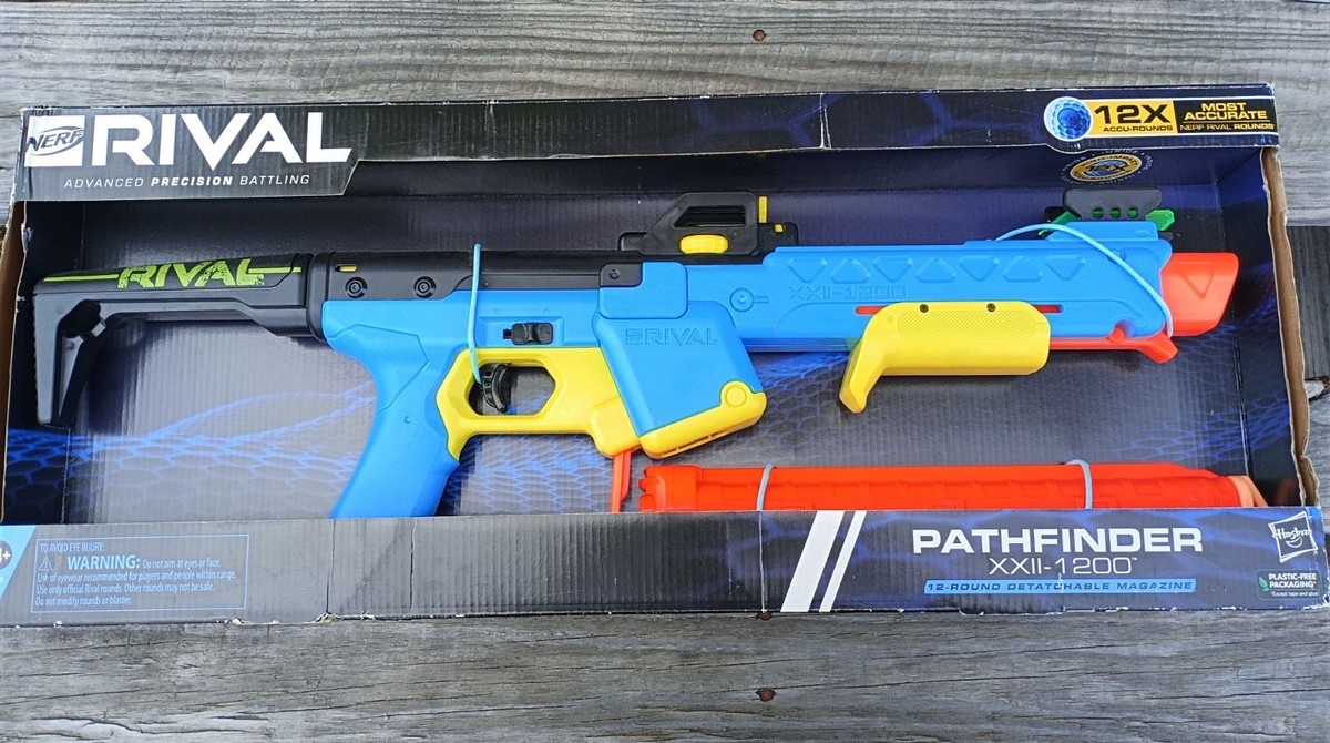 Nerf Rival Pathfinder XXII-1200 Blaster, Most Accurate Rival