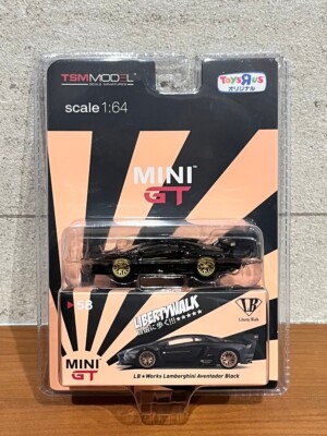 MINI GT 58 LB WORKS Lamborghini Aventador Black Toys