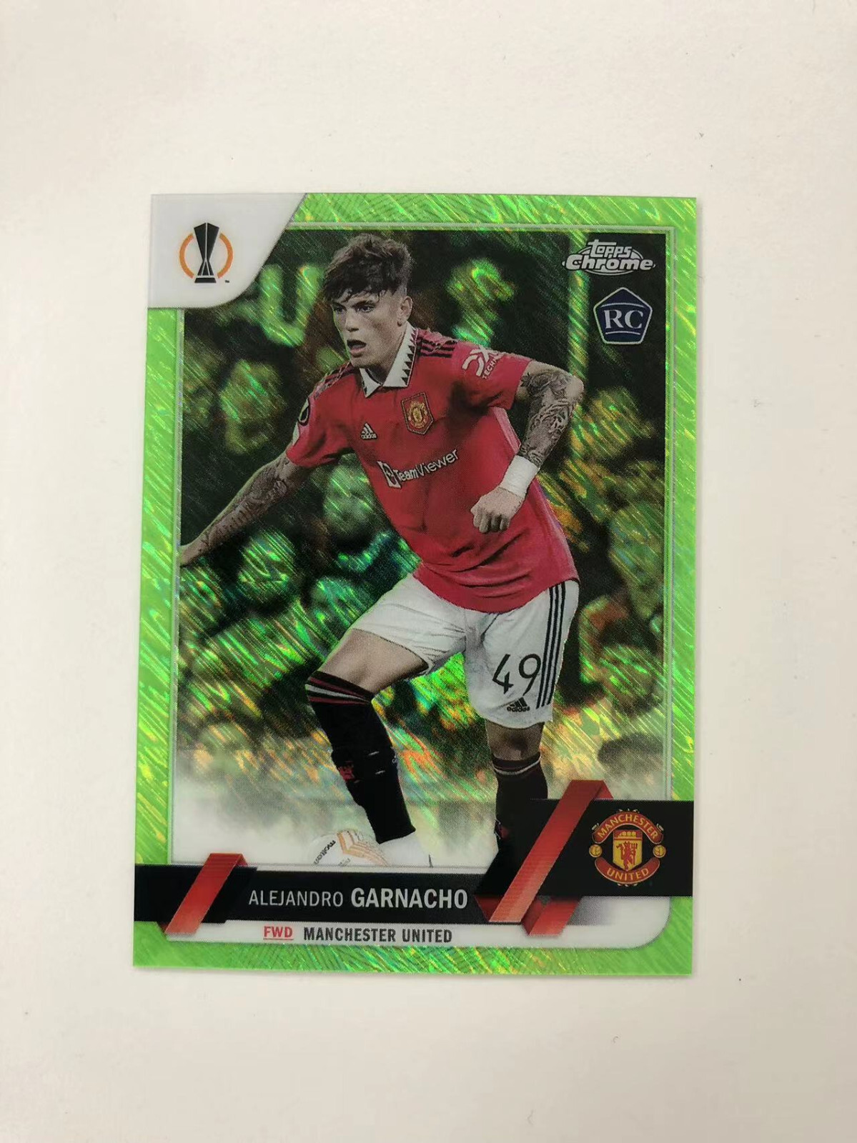 Alejandro Garnacho 2022 Topps Chrome UEFA Club Competitions #50