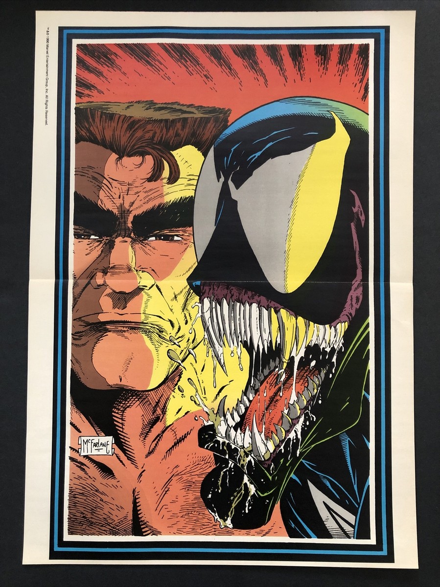 Eddie Brock Venom Poster 11x15.5 Todd McFarlane | eBay